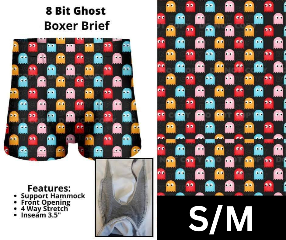 8 Bit Ghost Boxer Briefs