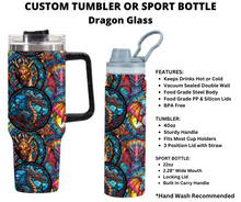 Load image into Gallery viewer, Dragon Glass Custom Sport Bottle
