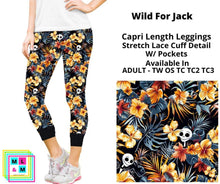 Load image into Gallery viewer, Wild For Jack Lace Cuff Capris w/ Pockets
