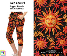 Load image into Gallery viewer, Sun Chakra Jogger Capri
