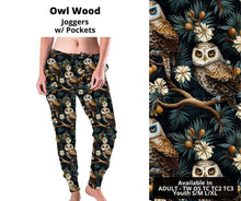 Load image into Gallery viewer, Owl Wood Joggers
