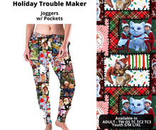 Load image into Gallery viewer, Holiday Trouble Maker Joggers
