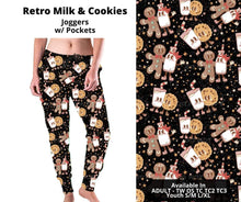 Load image into Gallery viewer, Retro Milk &amp; Cookies Joggers
