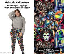 Load image into Gallery viewer, Galactic Halloween Full Length Leggings w/ Pockets
