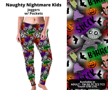 Load image into Gallery viewer, Naughty Nightmare Kids Joggers
