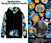 Load image into Gallery viewer, Spooky Alien Pullover Hoodie
