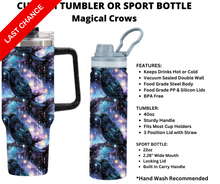 Load image into Gallery viewer, Magical Crows Custom Sport Bottle
