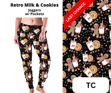 Load image into Gallery viewer, Retro Milk &amp; Cookies Joggers
