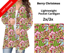 Load image into Gallery viewer, Berry Christmas Pocket Cardigan
