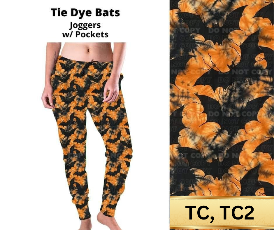 Tie Dye Bats Joggers