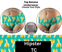 Load image into Gallery viewer, Top Banana Hipster Underwear
