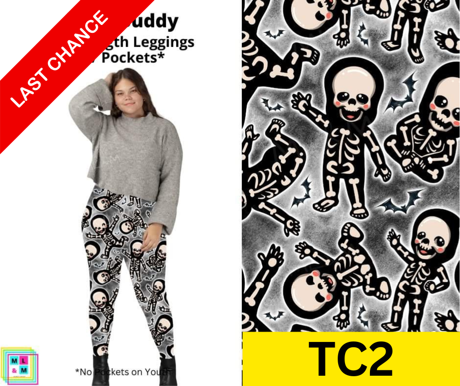 Bone Buddy Full Length Leggings w/ Pockets