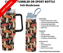 Load image into Gallery viewer, Felt Mushroom Custom Sport Bottle
