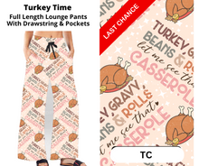 Load image into Gallery viewer, Turkey Time Full Length Lounge Pants
