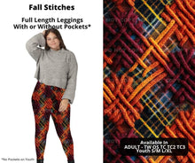 Load image into Gallery viewer, Fall Stitches Full Length Leggings w/ Pockets
