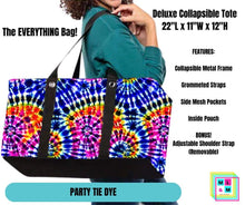 Load image into Gallery viewer, Party Tie Dye Collapsible Tote
