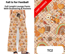 Load image into Gallery viewer, Fall Is For Football Full Length Lounge Pants
