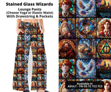 Load image into Gallery viewer, Stained Glass Wizards Full Length Lounge Pants
