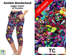 Load image into Gallery viewer, Zombie Wonderland Jogger Capri
