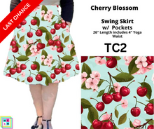 Load image into Gallery viewer, Cherry Blossom Swing Skirt
