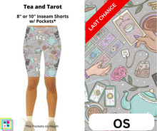 Load image into Gallery viewer, Tea and Tarot Shorts w/ Pockets
