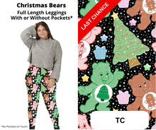 Load image into Gallery viewer, Christmas Bears Full Length Leggings w/ Pockets
