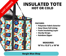 Load image into Gallery viewer, Bargain Blue Shop Insulated Tote
