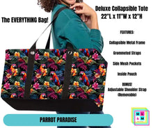 Load image into Gallery viewer, Parrot Paradise Collapsible Tote
