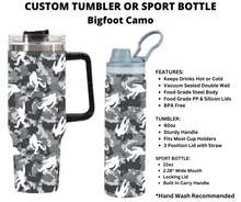 Load image into Gallery viewer, Bigfoot Camo Custom Tumbler
