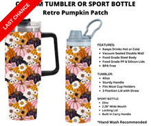 Load image into Gallery viewer, Retro Pumpkin Patch Custom Tumbler
