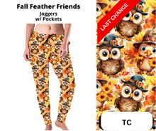 Load image into Gallery viewer, Fall Feather Friends Joggers
