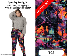 Load image into Gallery viewer, Spooky Delight Full Length Leggings w/ Pockets
