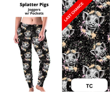 Load image into Gallery viewer, Splatter Pigs Joggers
